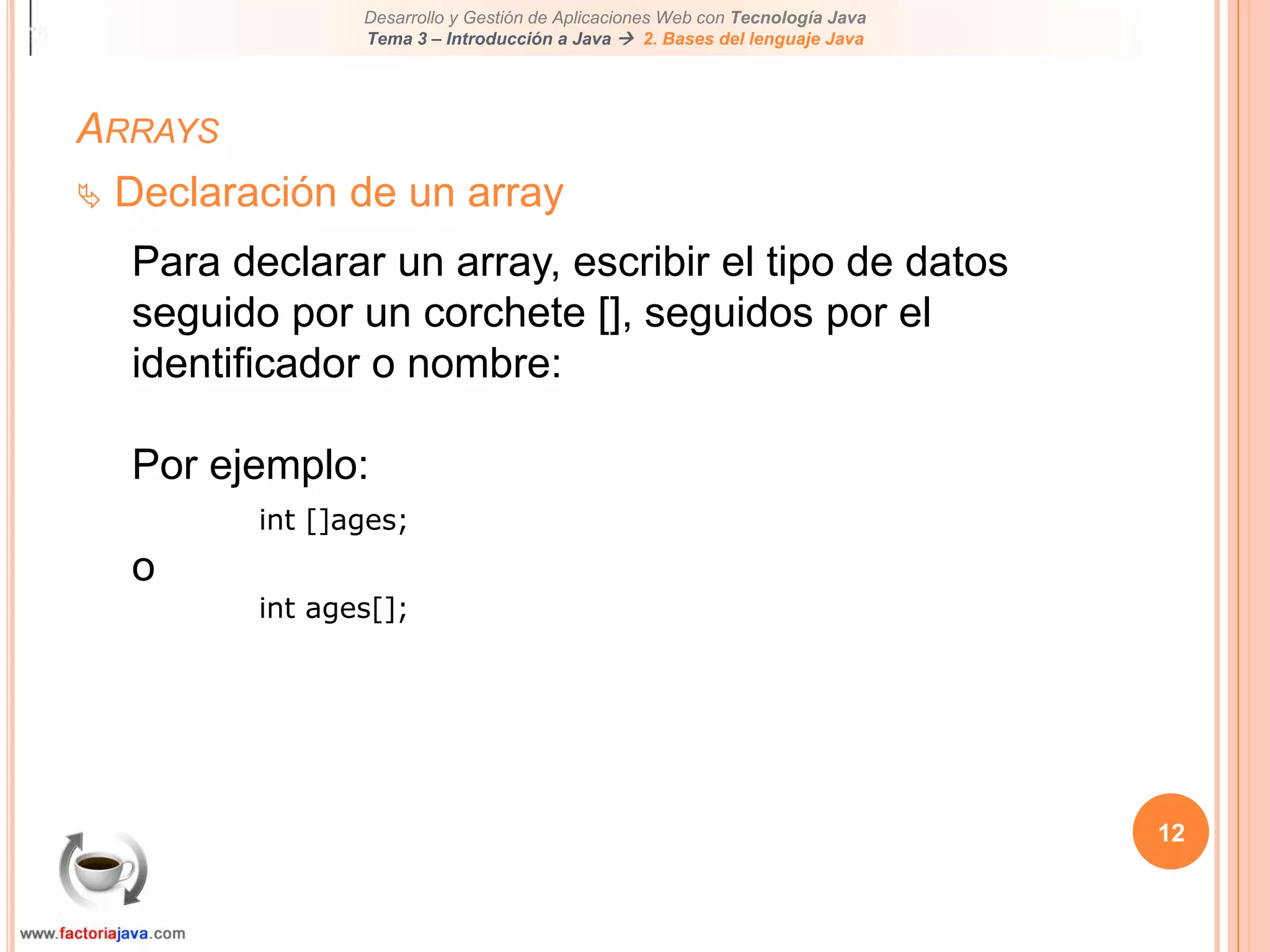 Acediendo elementos del array