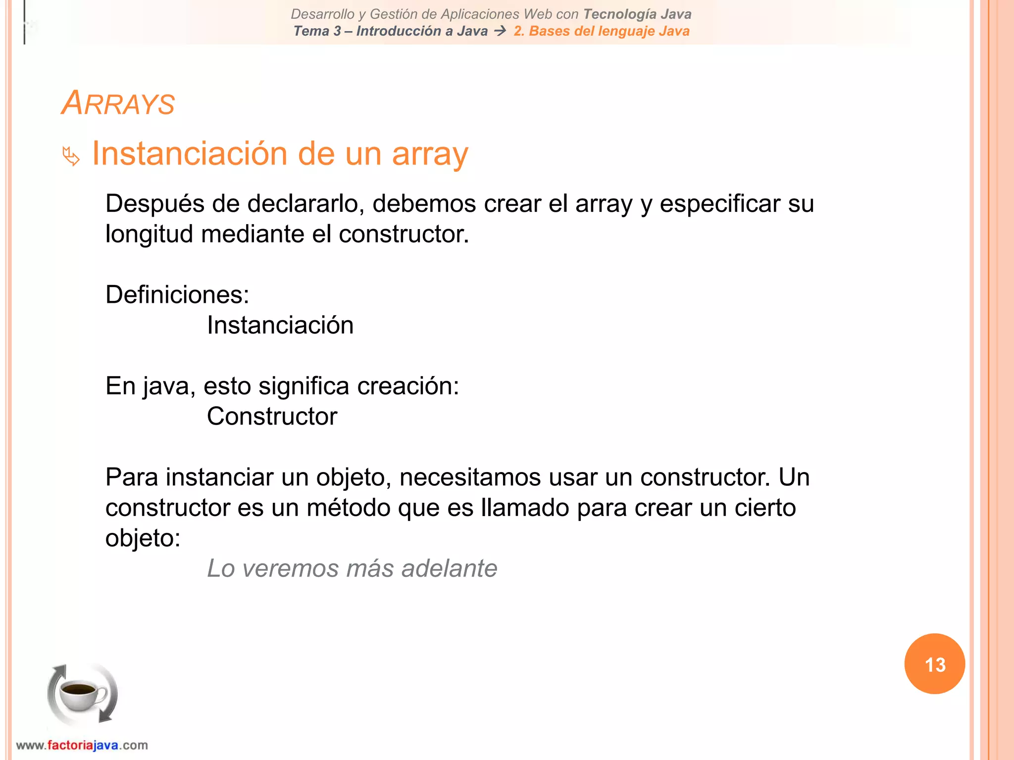 Longitud de un array