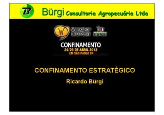 [Palestra] Ricardo Burgi: Confinamento Estratégico