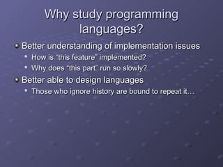 02-chapter-1.ppt programming languages 10 | PPT