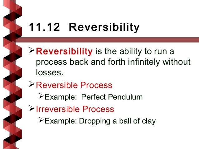 example of reversible machine