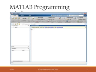 02 MATLAB programming | PPT