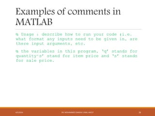 02 MATLAB programming | PPT