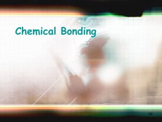 Chemical Bonding 
