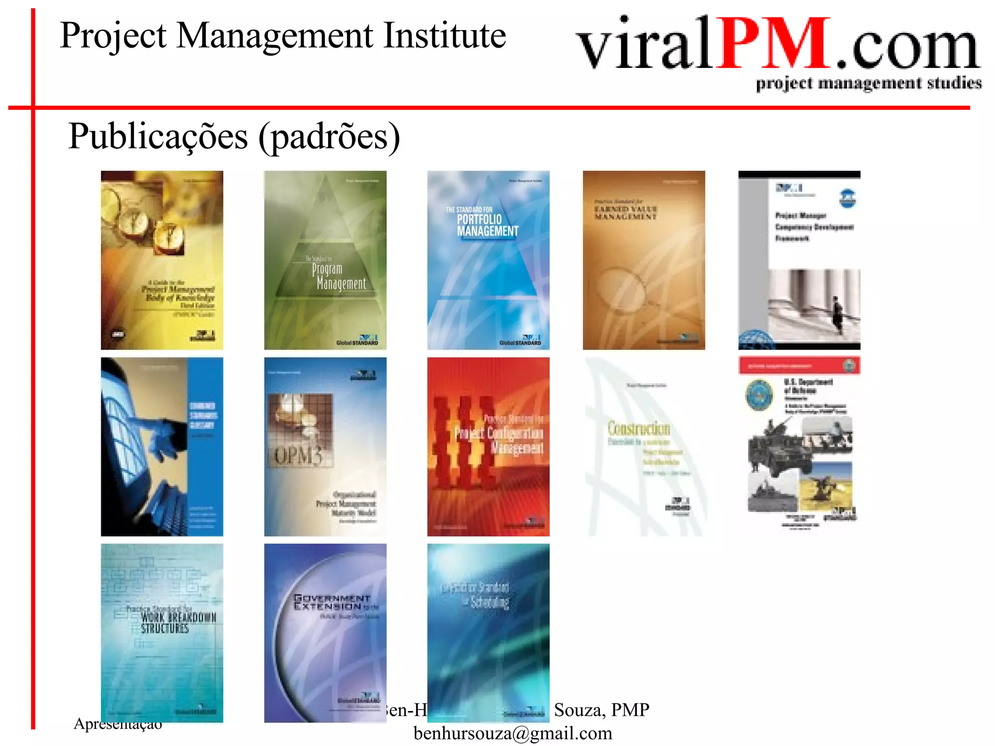Project Management Institute Publicações (padrões) 