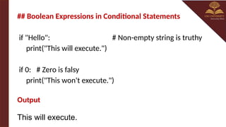 Understanding Boolean Expressions and Logical Operators in Python ...