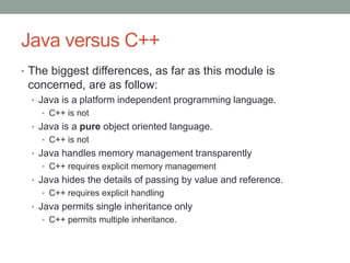 Java Verus C 2CPP02 - C++ Primer | PPTX