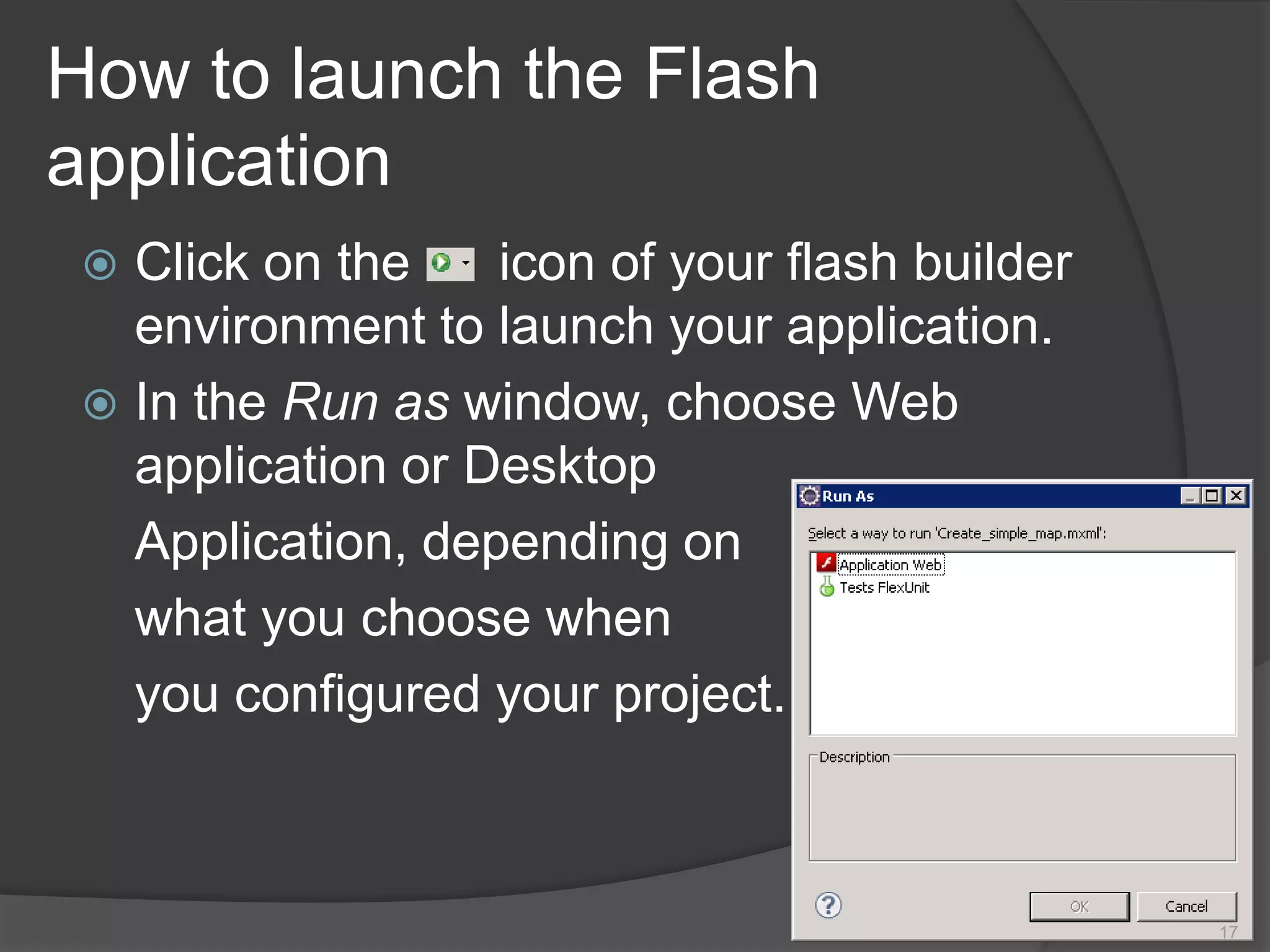 Add mouse controlsSeveral mouse controls are available:zoom using mouse wheel (WheelHandler)various controls with the click (ClickHandler)Move the map using drag and drop (DragHandler)…This will allow you to move the map, clic, zoom with the mouse wheel. It should be inserted into <os:Map> tag.14<os:DragHandler/><os:ClickHandler/><os:WheelHandler/>