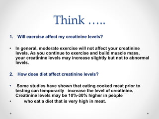 does gabapentin affect creatinine levels