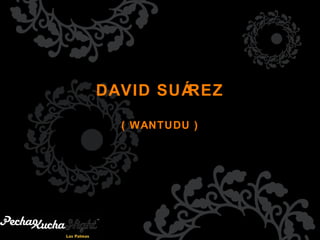 DAVID SUÁREZ

  ( WANTUDU )
 