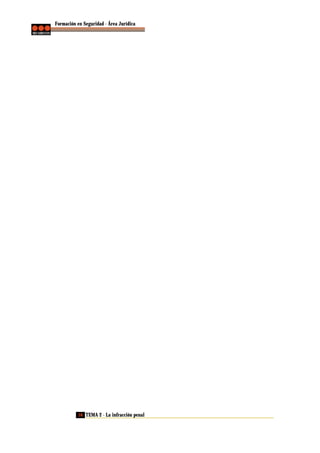 Formación en Seguridad - Área Jurídica

16 TEMA 2 - La infracción penal

 