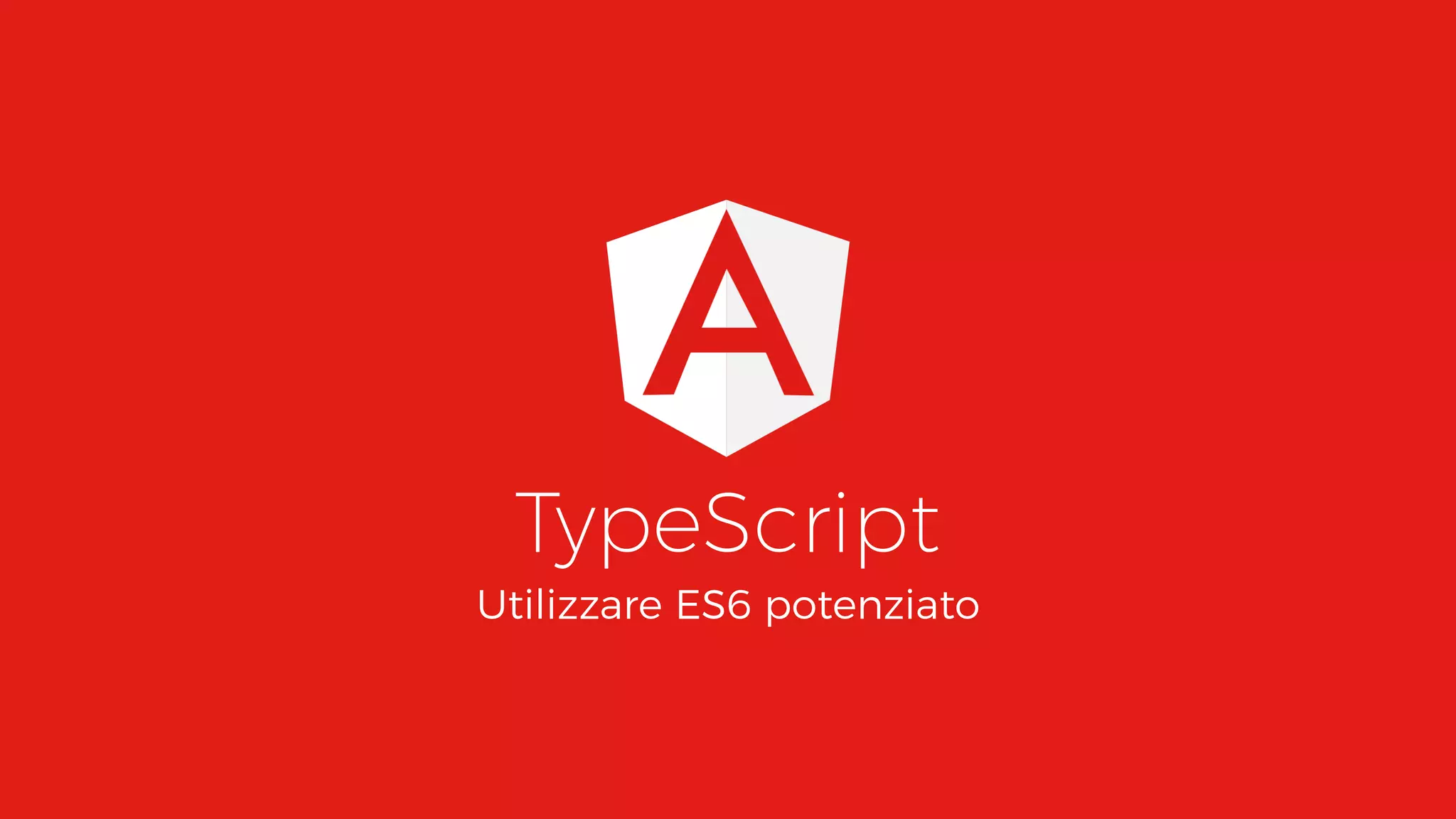 TypeScript Utilizzare ES6 potenziato 