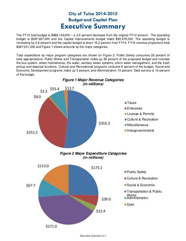 budget summary