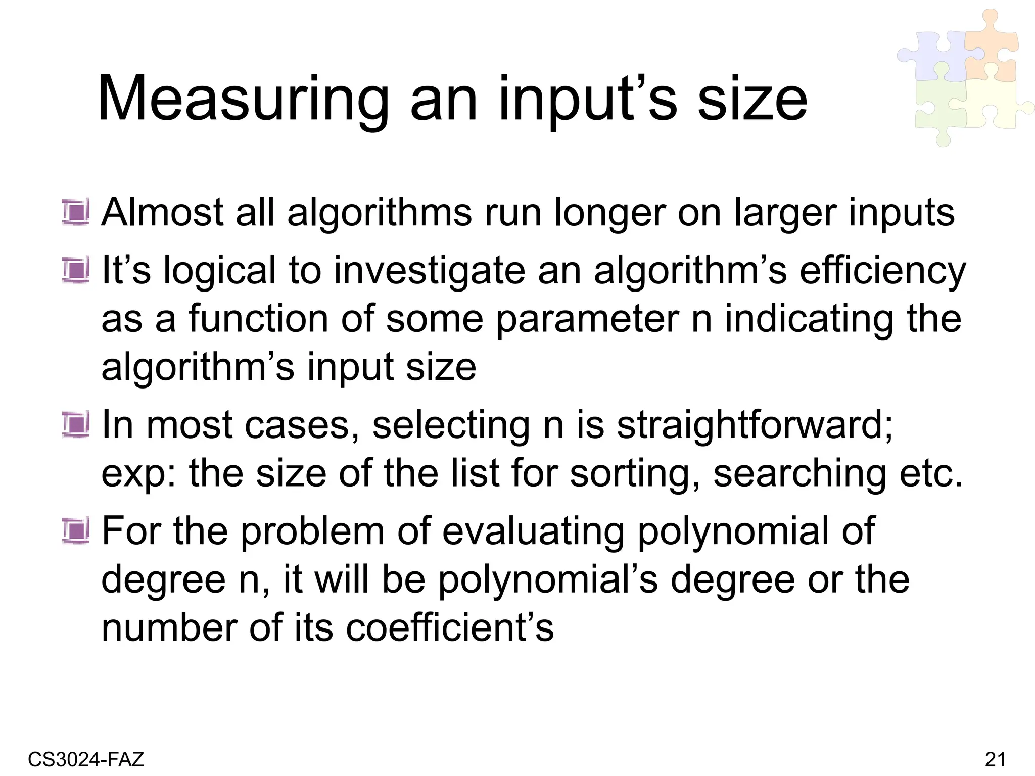 02 faz a first step toward algorithm complexity analysis ppt