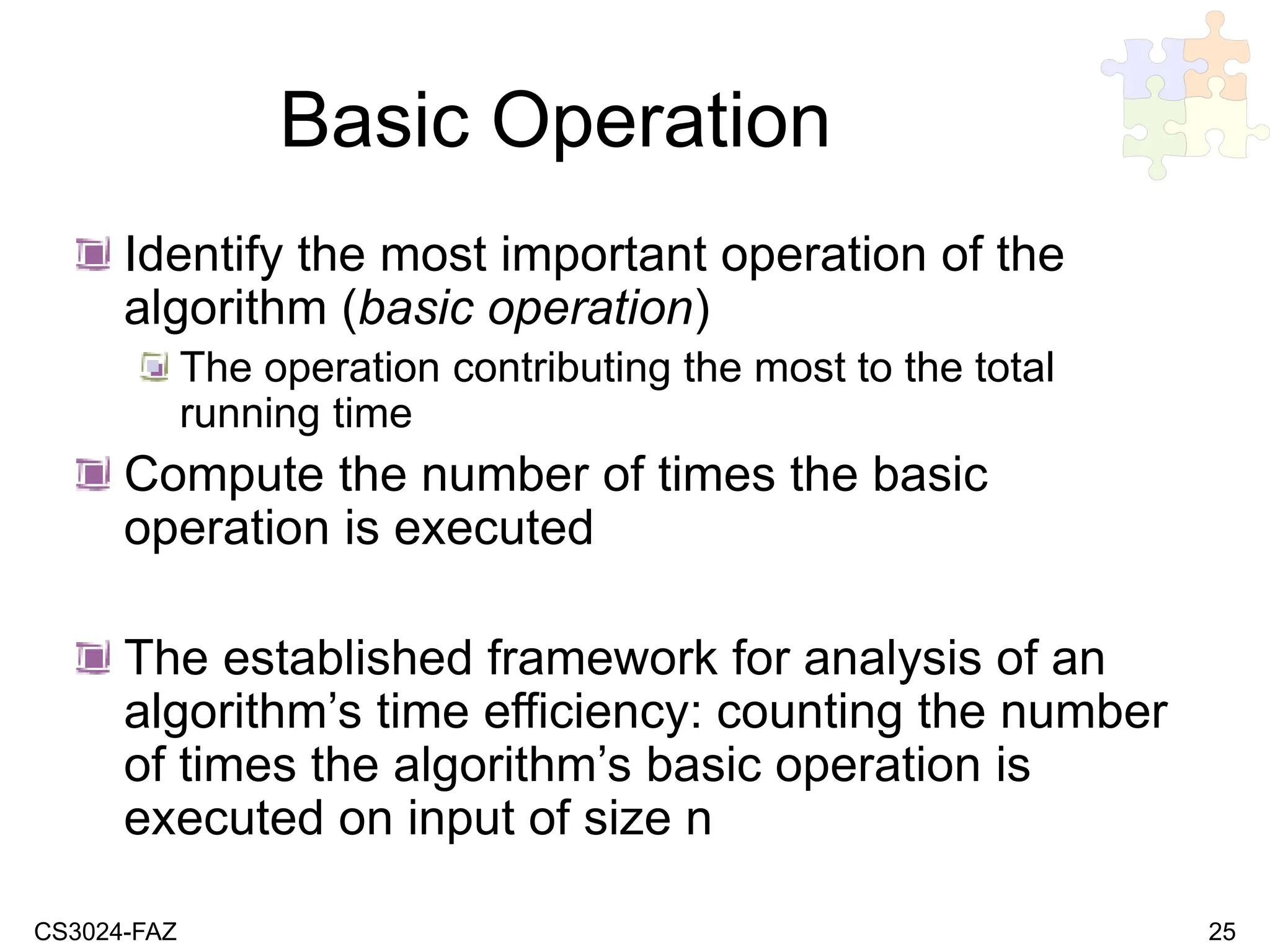 02 faz a first step toward algorithm complexity analysis ppt