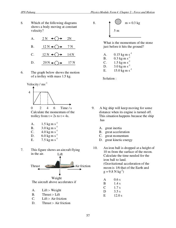 PHYSICS FORM 4 CHAPTER 2 EXERCISE PDF PHYSICS FORM 4 CHAPTER 2 EXERCISE PDF
