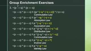 Formal Logic Lesson 5 Logical Equivalence