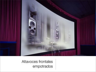 Altavoces frontales
empotrados

 