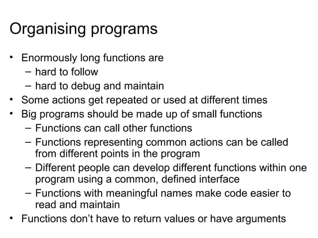 02 functions, variables, basic input and output of c++ | PPT ...