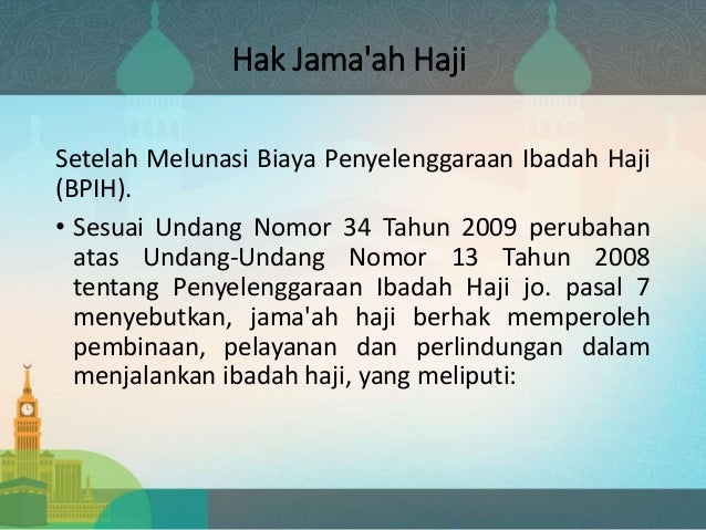 02 hak jamaah haji 02 hak jamaah haji