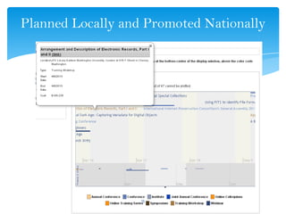 Planned Locally and Promoted Nationally
15
 