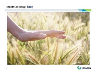 16
I nostri sensori: Tatto
 
