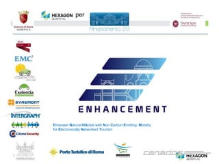 39
Empower Natural HAbitat with Non Carbon Emitting Mobility
for Electronically Networked Tourism
per
 