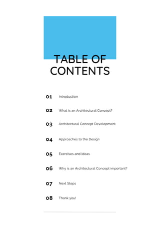 Comprehensive Guide to Developing Architectural Concepts in Design | PDF