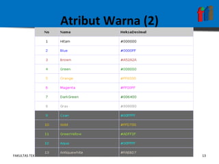 Atribut Warna (2) 