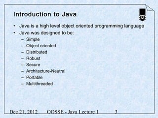 02 introductionto java | PPT