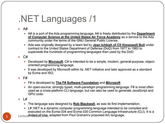 02 intro to programming in .net (part 2) | PPT