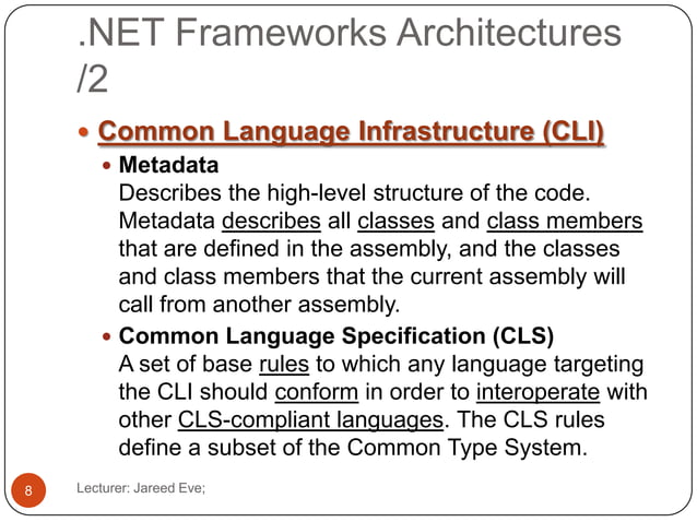 02 intro to programming in .net (part 2) | PPT
