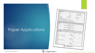 Job-Applications.com Job Application Lesson Plan | PPTX