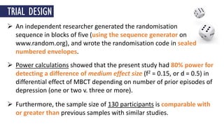 Efficacy of Mindfulness-Based Cognitive Therapy in Relation to Prior ...
