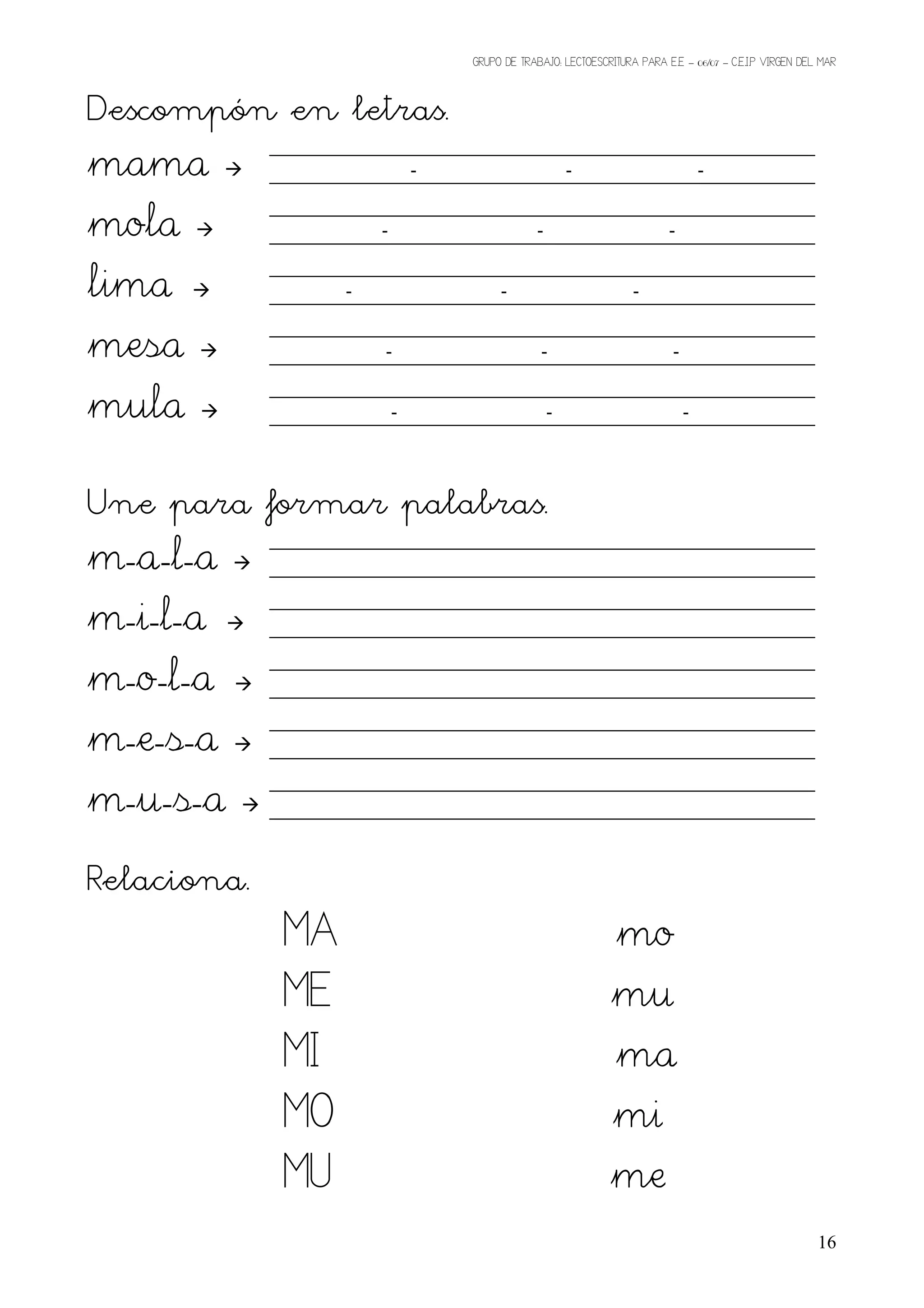 02. letra m | PDF