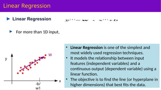 Linear Regression Using Matrix Linear Regression using fundamental matrix multiplication | PPTX