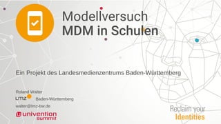 Ein Projekt des Landesmedienzentrums Baden-Württemberg
Roland Walter
Baden-Württemberg
walter@lmz-bw.de
 