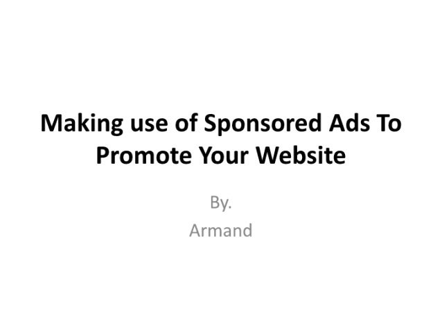 02.making use of sponsored ads to promote your