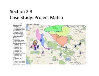 Sec+on	
  2.3	
  	
  
Case	
  Study:	
  Project	
  Matsu	
  
 