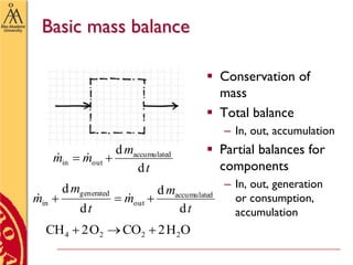 02 mass balances with notes (1) | PDF