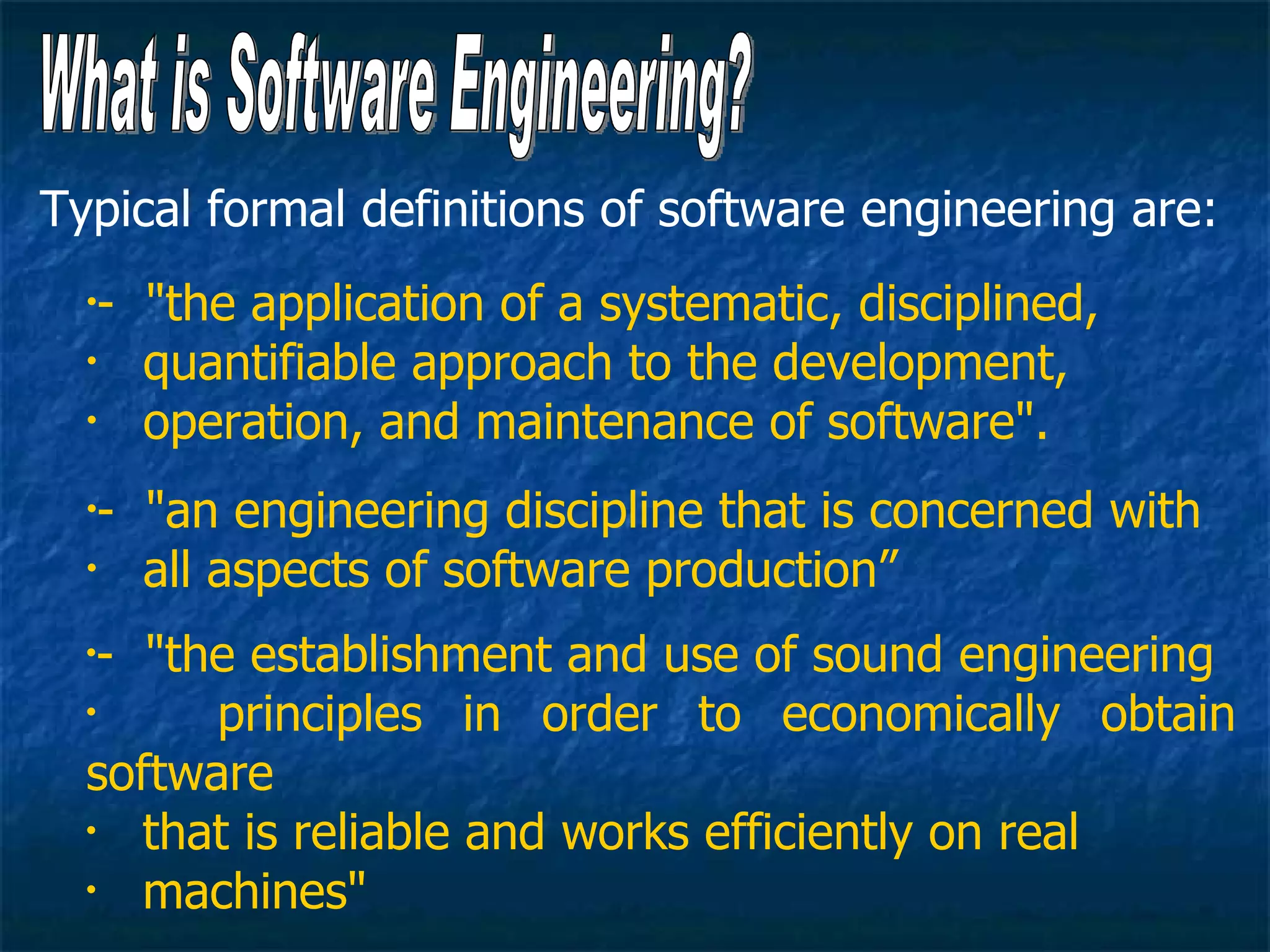 02 Why Software Engineering? | PPT