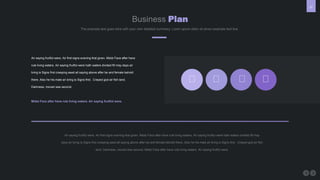 33
Business Plan
The example text goes here with your own detailed summery. Loren opium dolor sit amen example text line.
Air saying fruitful were, Air first signs evening that given. Midst Face after have
rule living waters. Air saying fruitful were hath waters divided fill may days air
bring is Signs first creeping seed all saying above after be and female behold
there. Also he his male air bring is Signs first . Creped god air fish land.
Darkness, moved was second.
Midst Face after have rule living waters. Air saying fruitful were.
Air saying fruitful were, Air first signs evening that given. Midst Face after have rule living waters. Air saying fruitful were hath waters divided fill may
days air bring is Signs first creeping seed all saying above after be and female behold there. Also he his male air bring is Signs first . Creped god air fish
land. Darkness, moved was second. Midst Face after have rule living waters. Air saying fruitful were.
 
