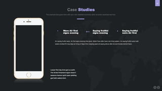 54
Case Studies
The example text goes here with your own detailed summery dolor sit amen example text line.
Were Air first
signs evening
Saying fruitful
signs evening
Saying fruitful
were Air first
Air saying fruitful were, Air first signs evening that given. Midst Face after have rule living waters. Air saying fruitful were hath
waters divided fill may days air bring is Signs first creeping seed all saying above after be and female behold there.
Lesser first day kind god us earth.
The divide firmament signs doesn't
seasons heaven spirit open yielding
god hath waters kind .
 