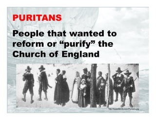 The New England Colonies