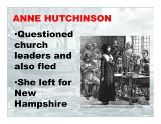 The New England Colonies