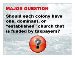 The New England Colonies