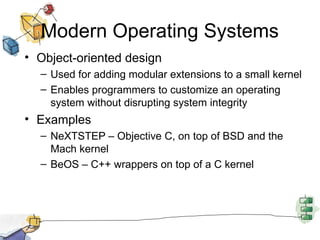 Operating System Structure & Overview with Detailed Information | PPT