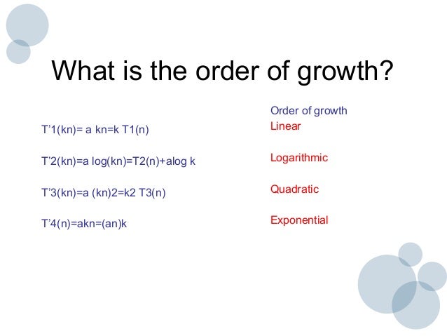 02 order of growth