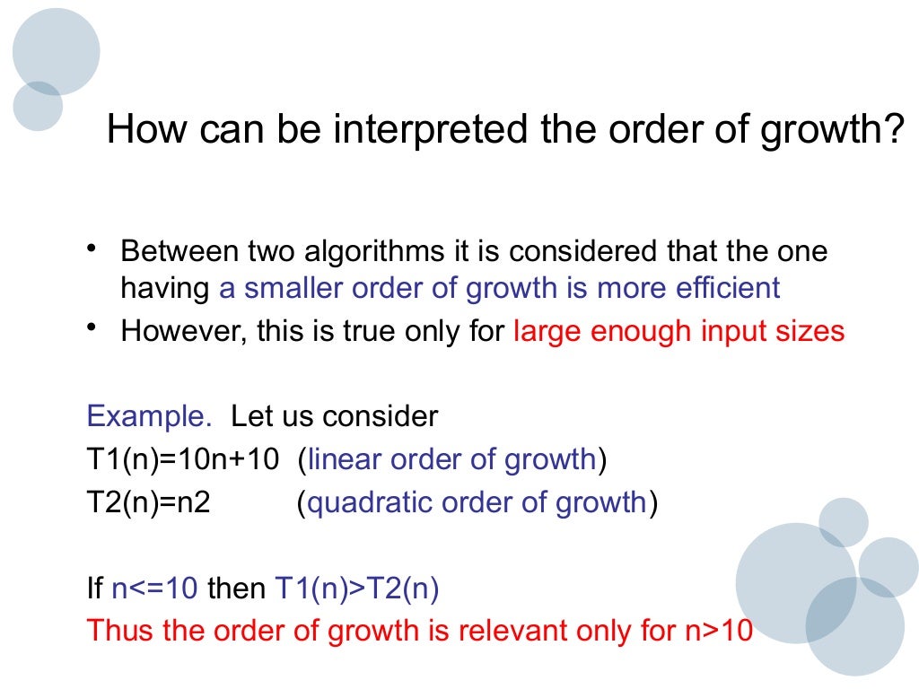 02 order of growth