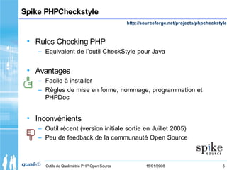 20080115 02 - Panorama des outils de recueil de métriques PHP Open Source